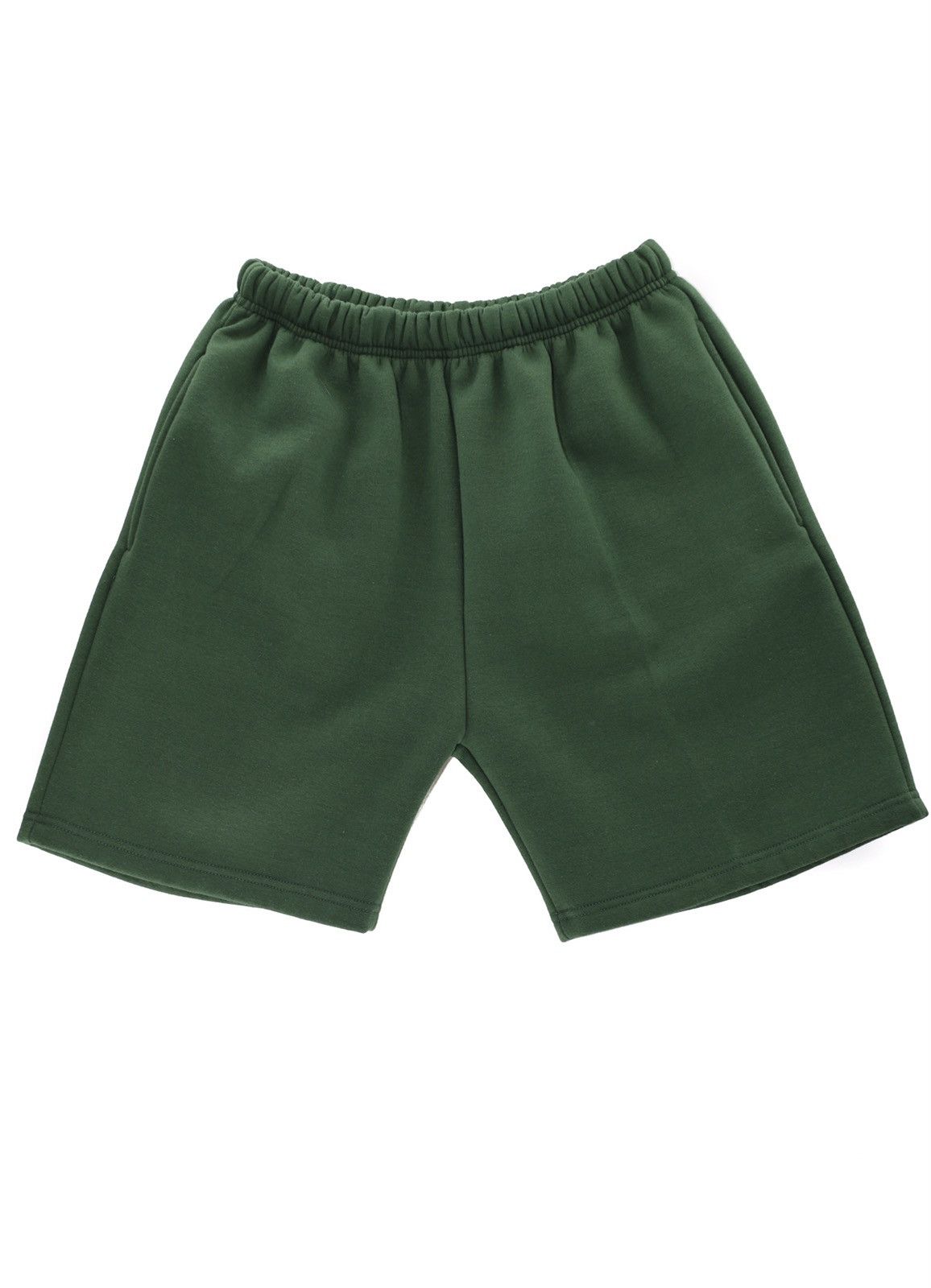 Japanese Brand Fleece Sweat Shorts Forest Green S Size US 28 / EU 44 - 5 Thumbnail