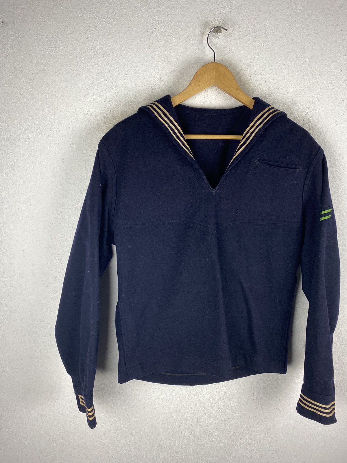 Vintage VINTAGE 60S USN DECK CREW MEMBER JACKET VINTAGE WOOL FABRIC Size US M / EU 48-50 / 2 - 4 Thumbnail