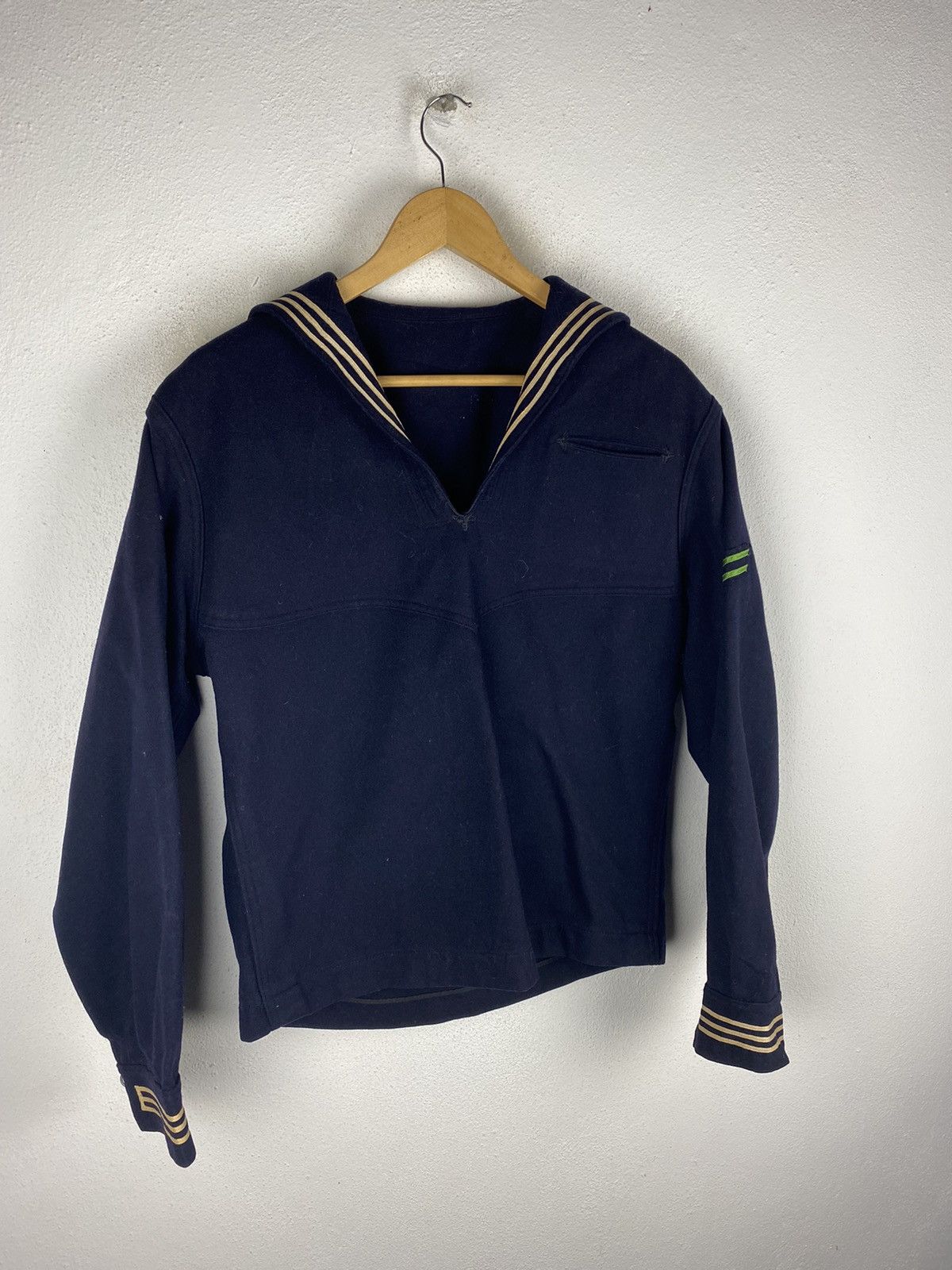 Vintage VINTAGE 60S USN DECK CREW MEMBER JACKET VINTAGE WOOL FABRIC Size US M / EU 48-50 / 2 - 3 Thumbnail