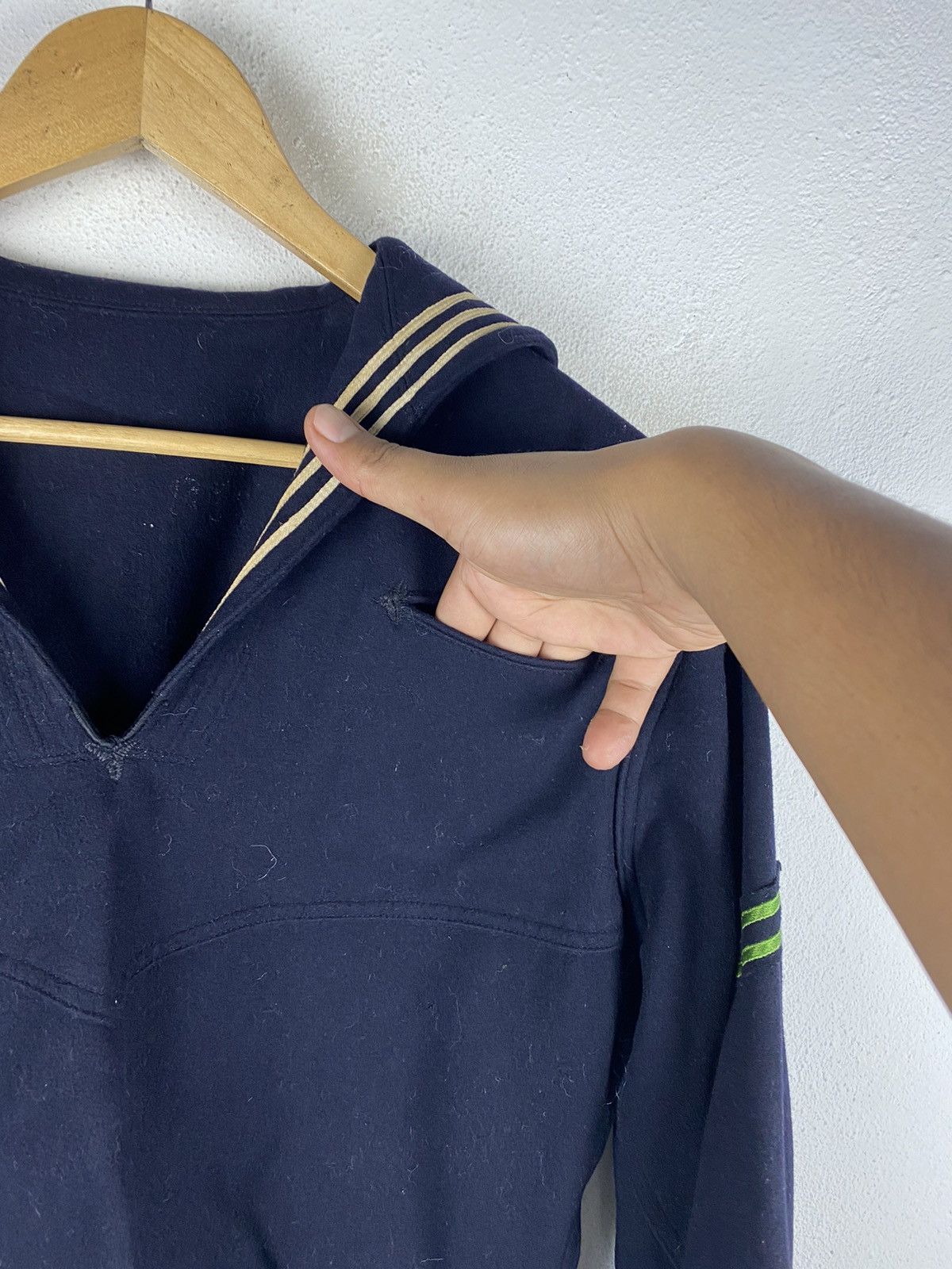 Vintage VINTAGE 60S USN DECK CREW MEMBER JACKET VINTAGE WOOL FABRIC Size US M / EU 48-50 / 2 - 6 Thumbnail