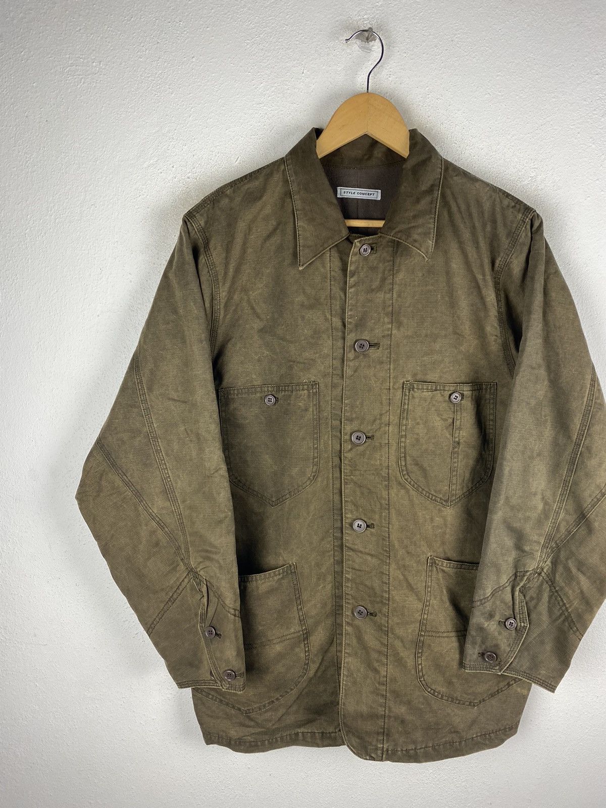 Japanese Brand STYLE CONCEPT WORKER STYLE JACKET MADE IN JAPAN Size US L / EU 52-54 / 3 - 4 Thumbnail