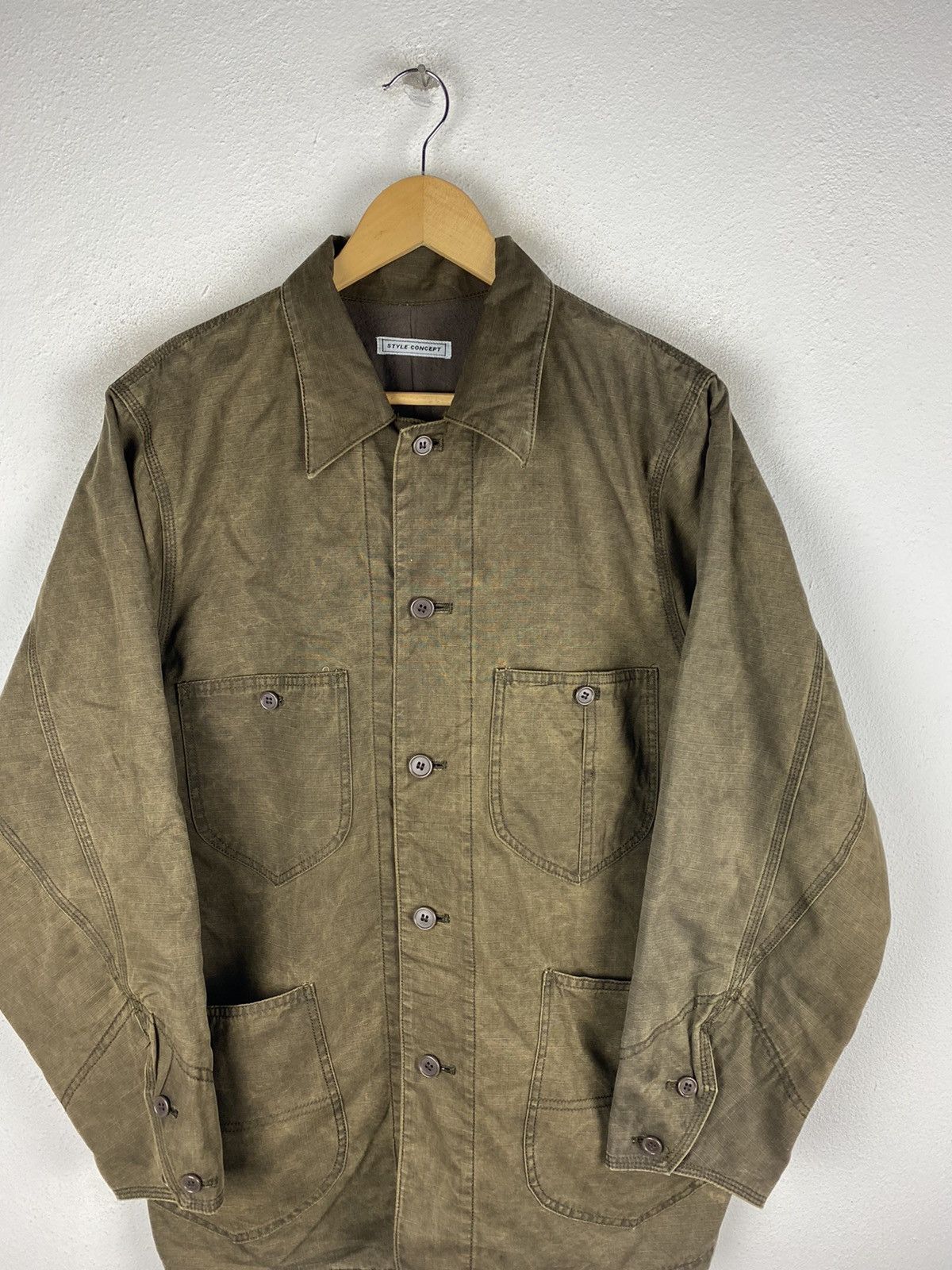 Japanese Brand STYLE CONCEPT WORKER STYLE JACKET MADE IN JAPAN Size US L / EU 52-54 / 3 - 5 Thumbnail