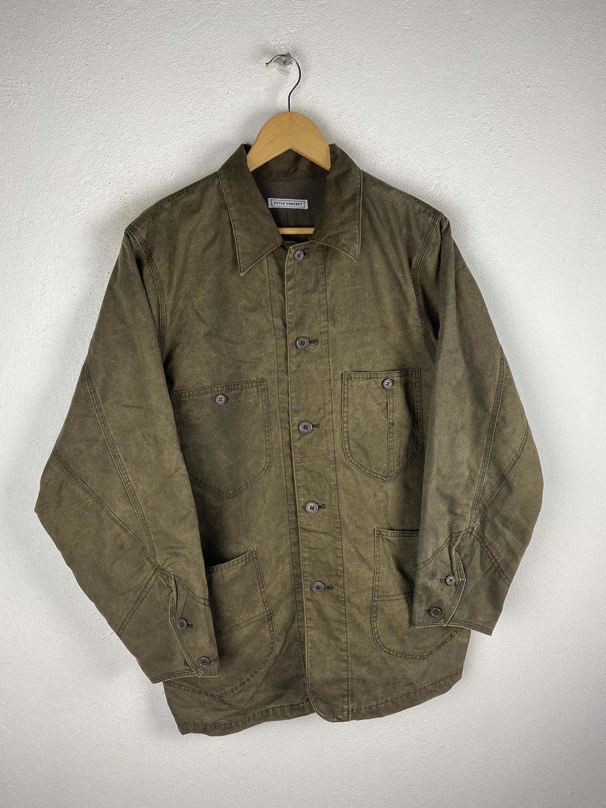 Japanese Brand STYLE CONCEPT WORKER STYLE JACKET MADE IN JAPAN Size US L / EU 52-54 / 3 - 3 Thumbnail