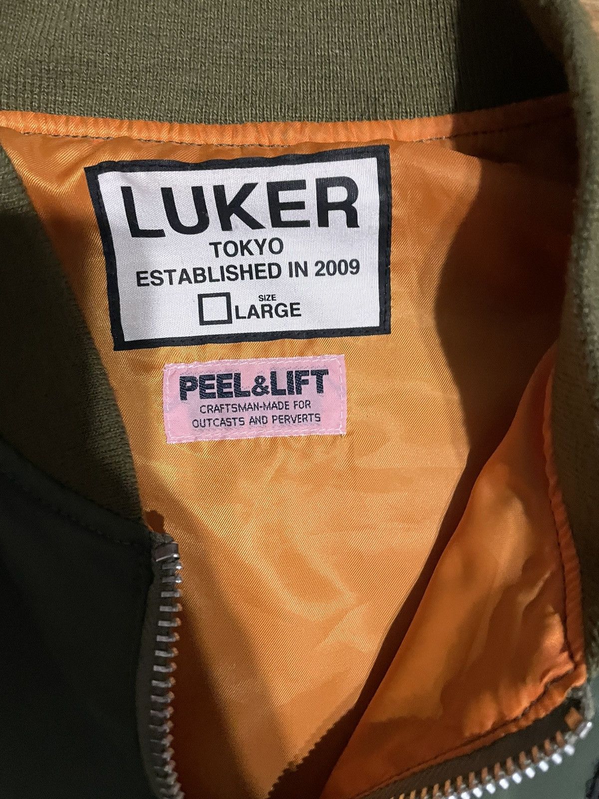 Neighborhood Peel & lift luker bomber jacket | Grailed