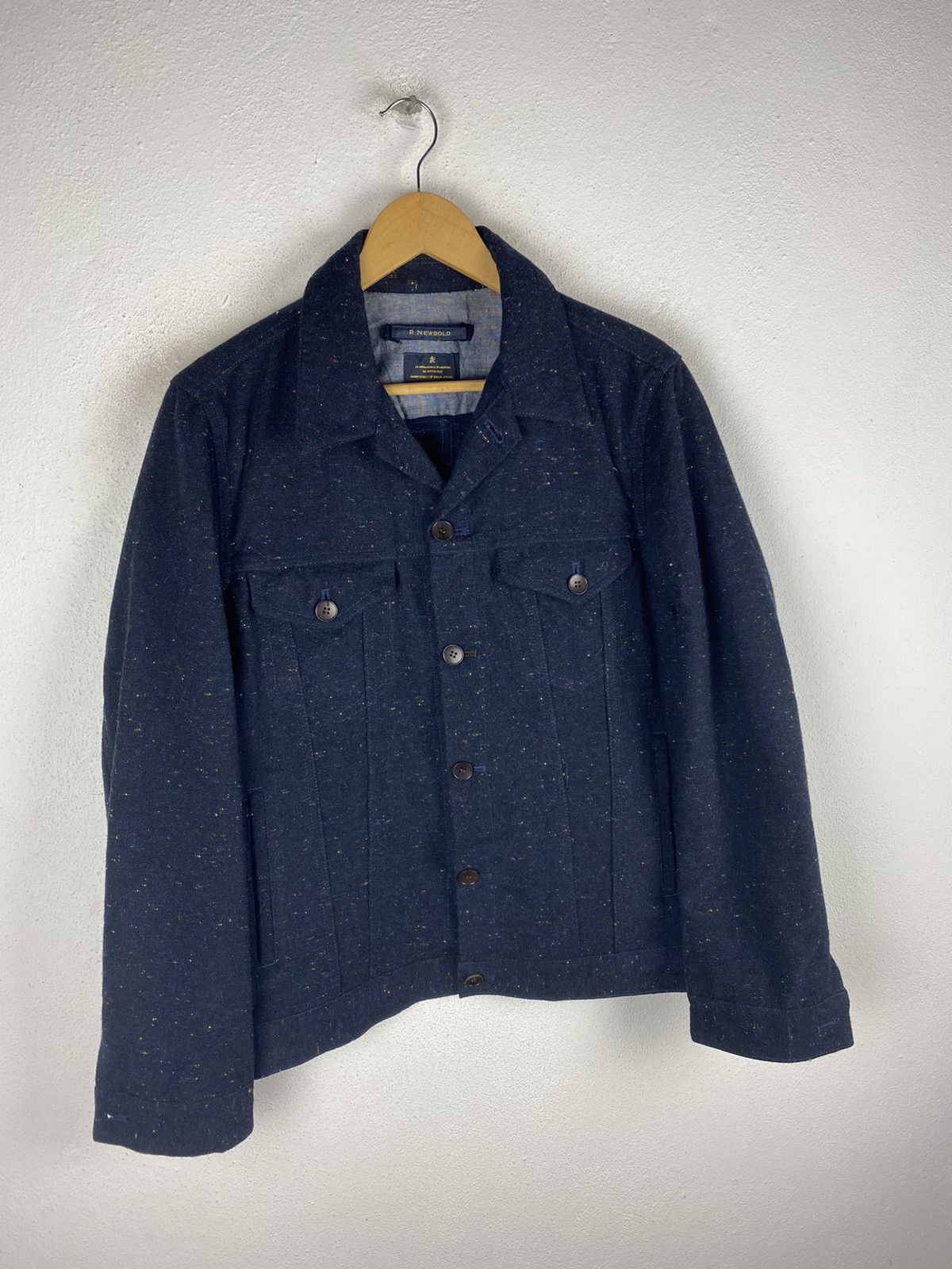 Japanese Brand × R.Newbold R.NEWBOLD TRUCKER JACKET STYLE WOOL FABRIC Size US M / EU 48-50 / 2 - 3 Thumbnail
