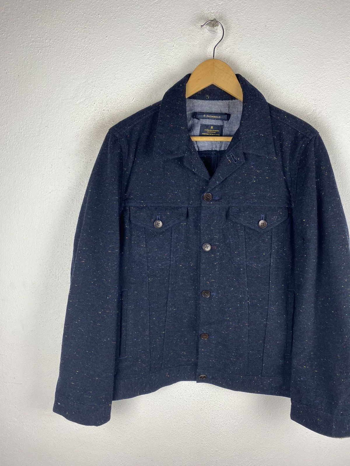 Japanese Brand × R.Newbold R.NEWBOLD TRUCKER JACKET STYLE WOOL FABRIC Size US M / EU 48-50 / 2 - 4 Thumbnail