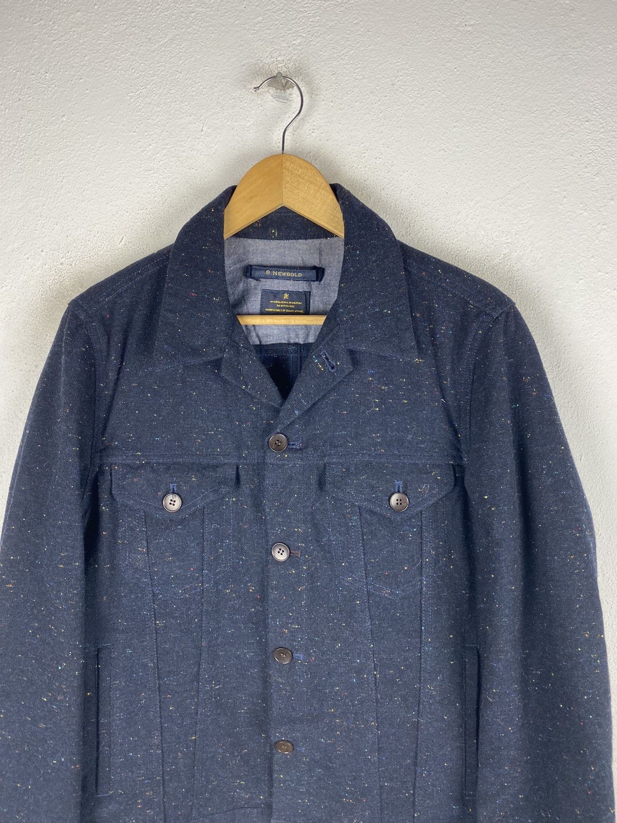 Japanese Brand × R.Newbold R.NEWBOLD TRUCKER JACKET STYLE WOOL FABRIC Size US M / EU 48-50 / 2 - 5 Thumbnail