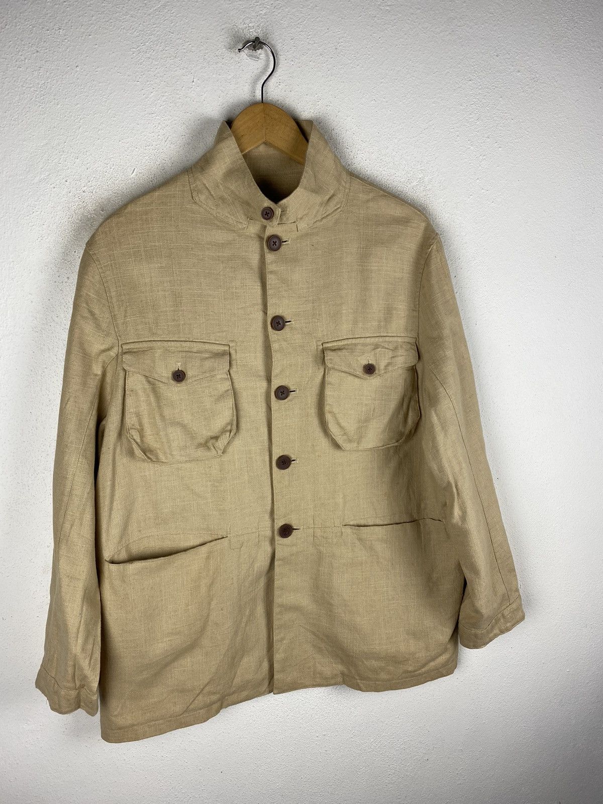 Japanese Brand MITSUMINE LINEN JACKET MADE IN JAPAN Size US M / EU 48-50 / 2 - 3 Thumbnail