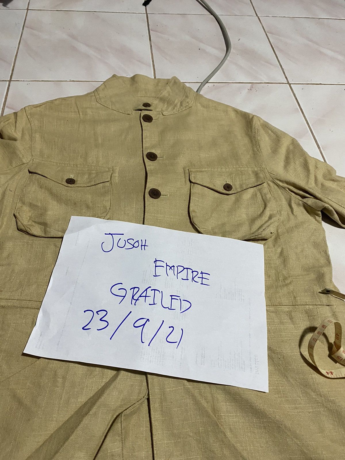 Japanese Brand MITSUMINE LINEN JACKET MADE IN JAPAN Size US M / EU 48-50 / 2 - 11 Thumbnail