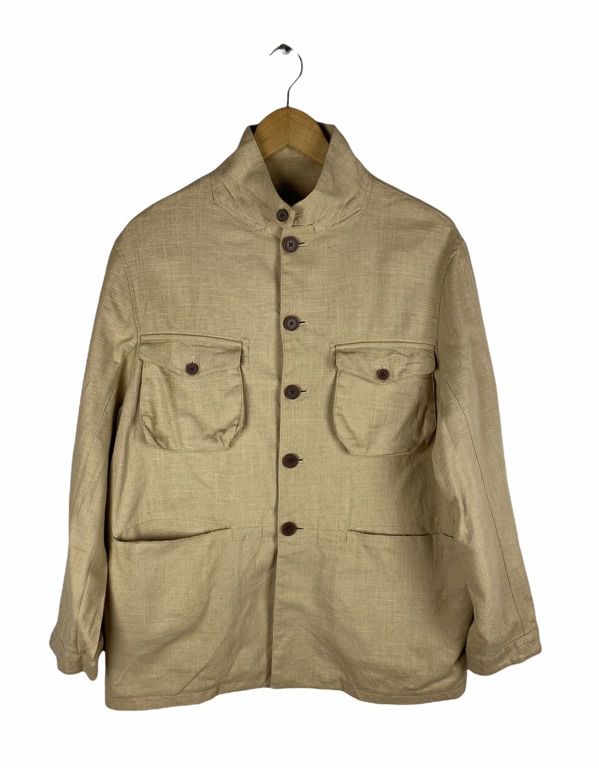 Japanese Brand MITSUMINE LINEN JACKET MADE IN JAPAN Size US M / EU 48-50 / 2 - 1 Thumbnail