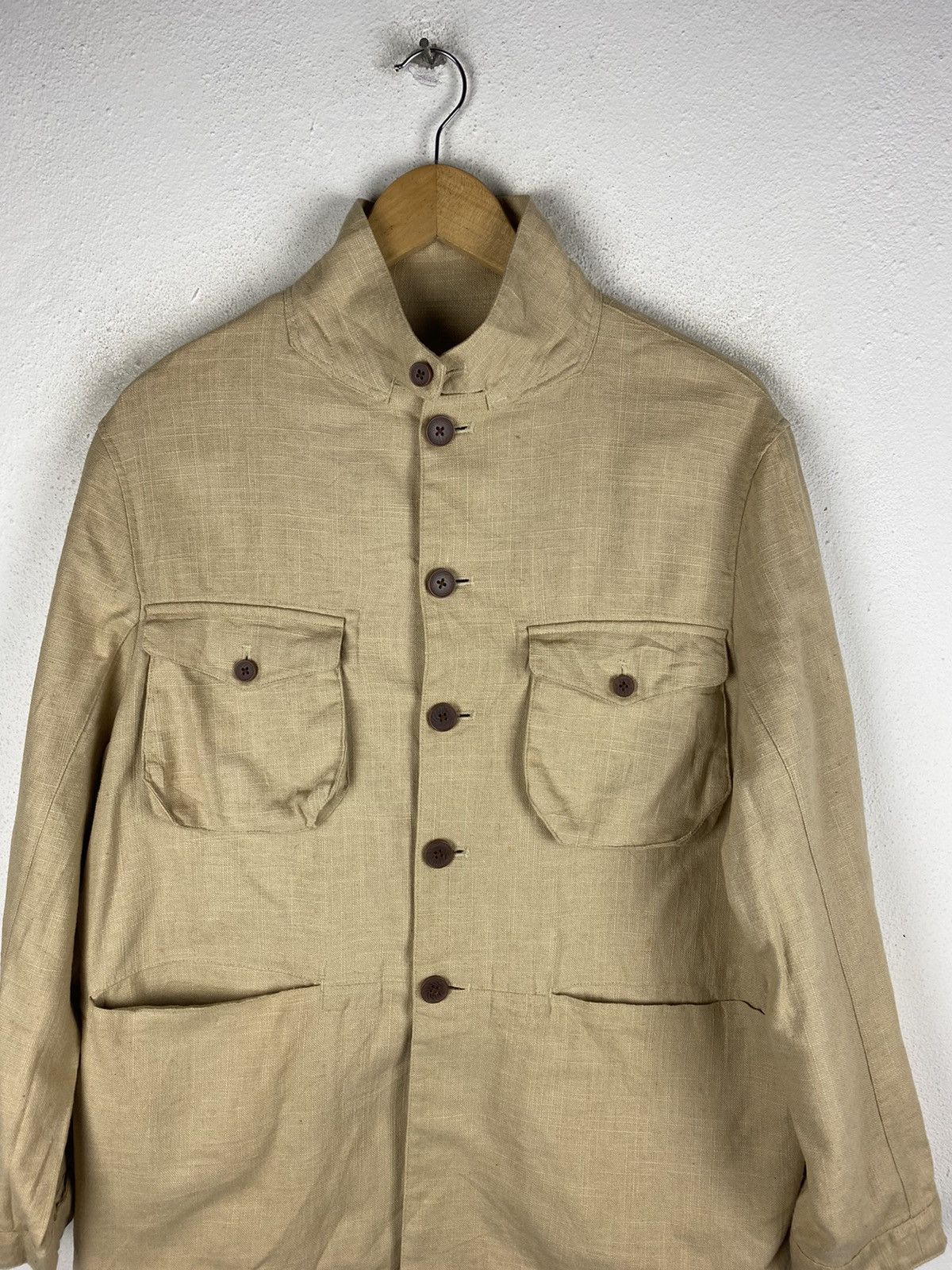 Japanese Brand MITSUMINE LINEN JACKET MADE IN JAPAN Size US M / EU 48-50 / 2 - 5 Thumbnail