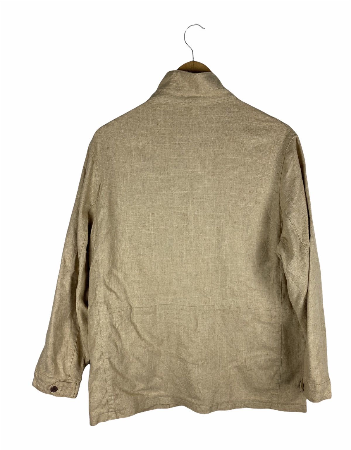 Japanese Brand MITSUMINE LINEN JACKET MADE IN JAPAN Size US M / EU 48-50 / 2 - 2 Thumbnail