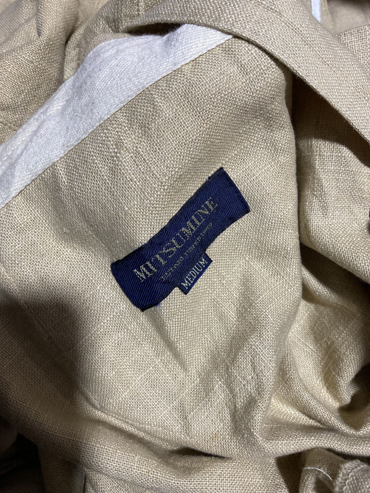 Japanese Brand MITSUMINE LINEN JACKET MADE IN JAPAN Size US M / EU 48-50 / 2 - 10 Thumbnail