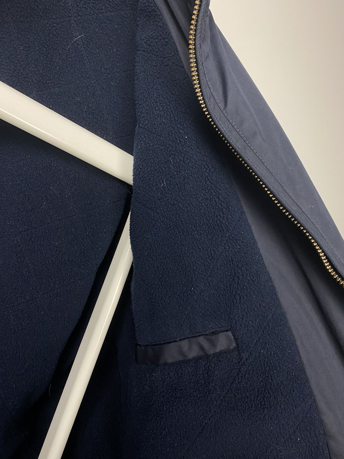Polo Ralph Lauren × Ralph Lauren × Vintage Polo Ralph Lauren vintage navy light jacket with hidden hood Size US XL / EU 56 / 4 - 8 Thumbnail