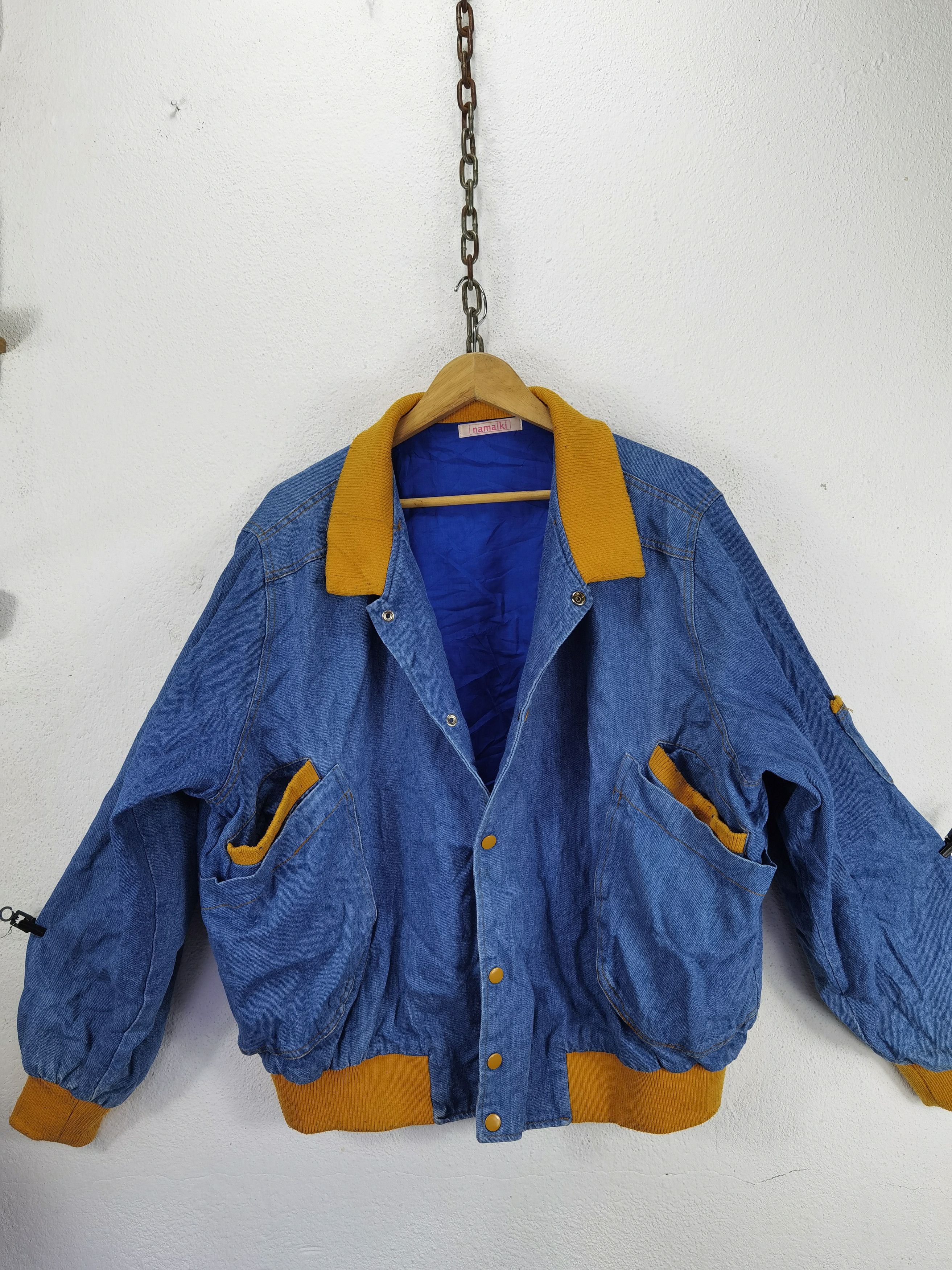 ジャケット・アウター SHERMER academy Jude Denim Bomber Japanese Brand SHERMER ACADEMY JUDE DENIM BOMBER | Grailed