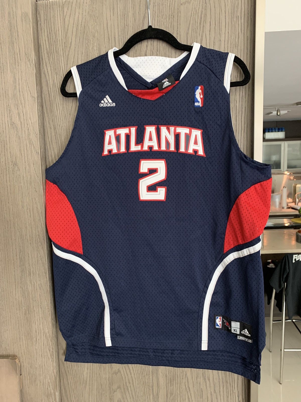 NBA Vintage Atlanta Hawks Joe Johnson Jersey Size US XL / EU 56 / 4 - 1 Thumbnail