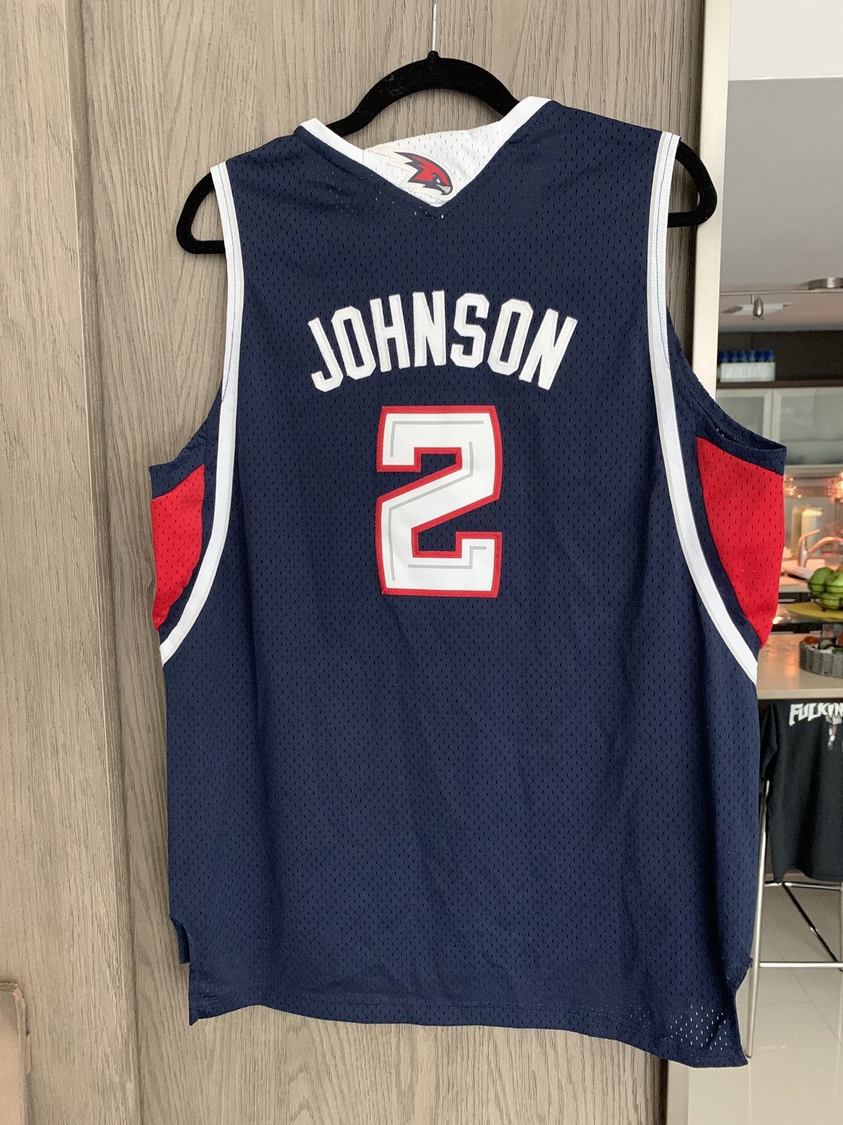 NBA Vintage Atlanta Hawks Joe Johnson Jersey Size US XL / EU 56 / 4 - 4 Thumbnail