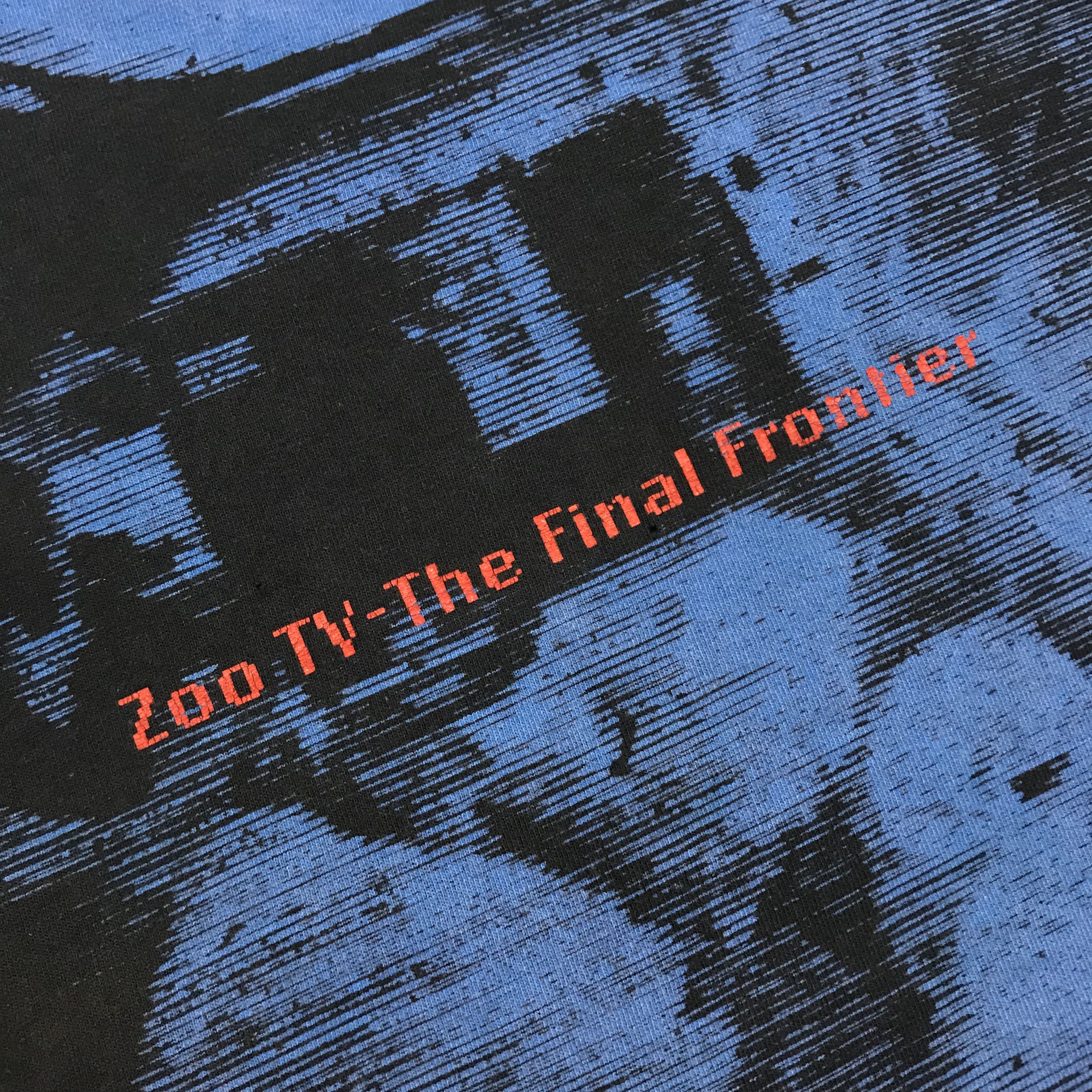 Band Tees U2 ZOOROPA 1993 Vintage T-Shirt Band Tee Rock Rare Allover Size US XL / EU 56 / 4 - 6 Thumbnail