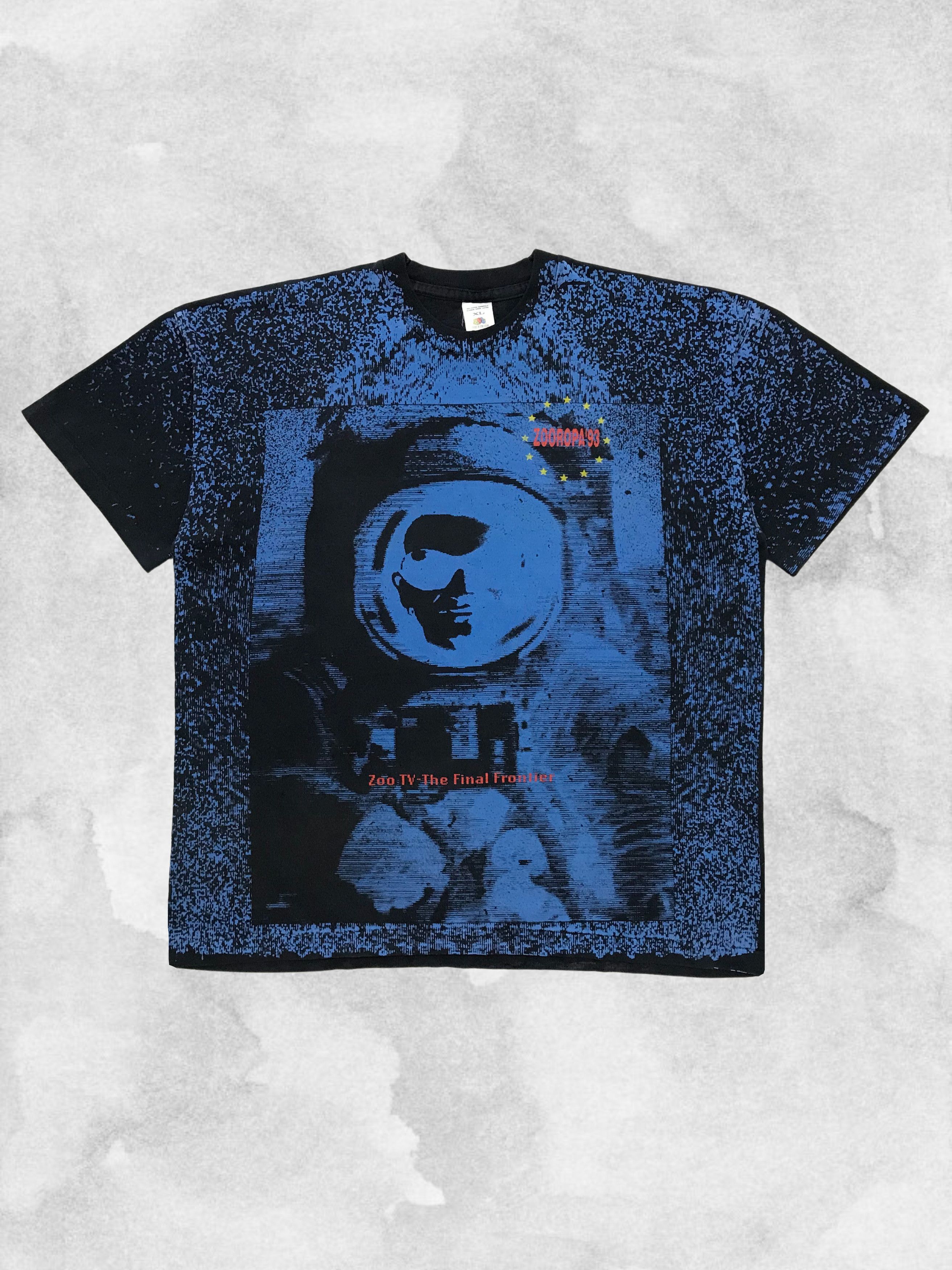 Band Tees U2 ZOOROPA 1993 Vintage T-Shirt Band Tee Rock Rare Allover Size US XL / EU 56 / 4 - 1 Thumbnail