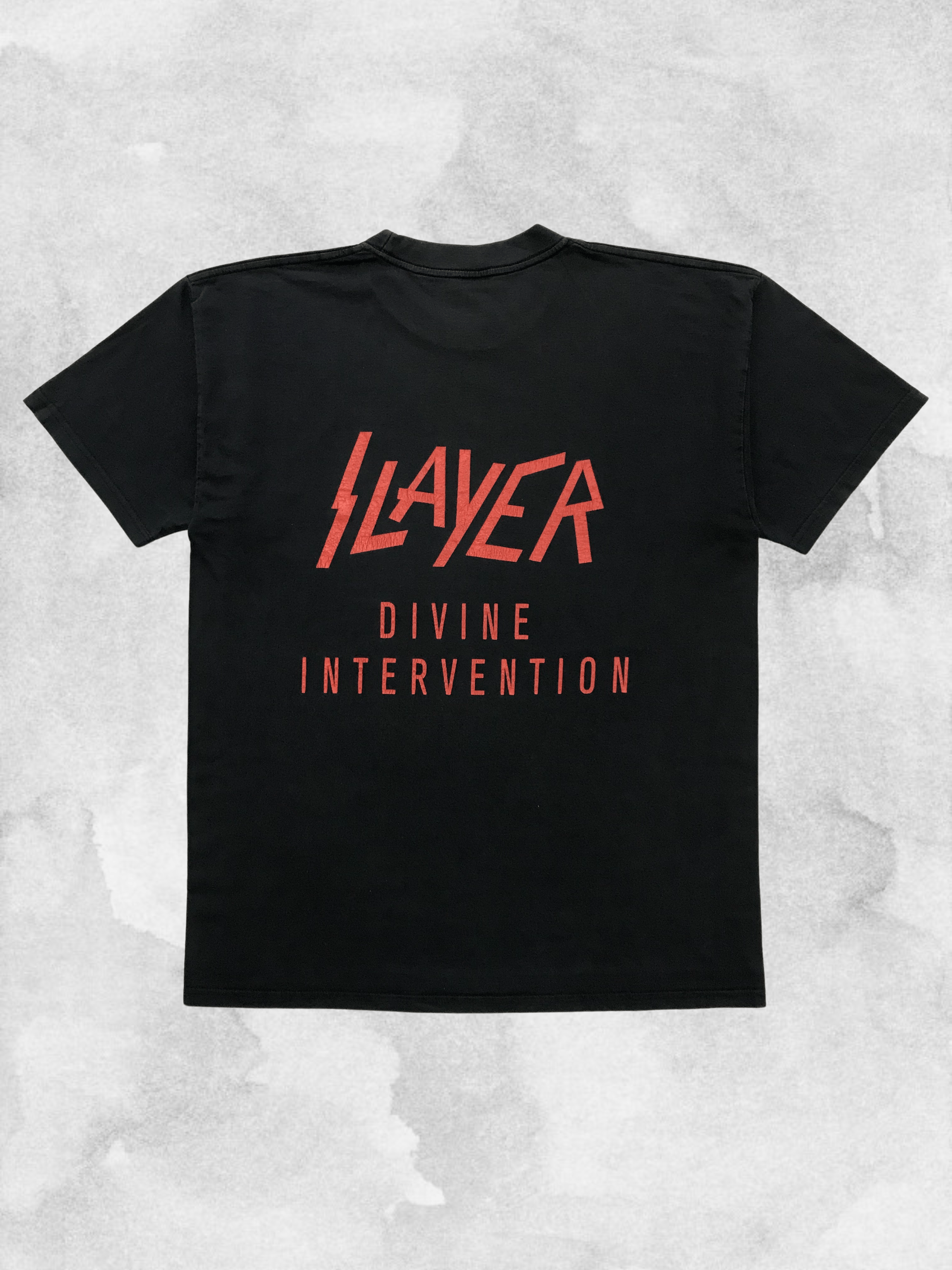 SLAYER 1994 Vintage T-Shirt Band Tee Divine Intervention
