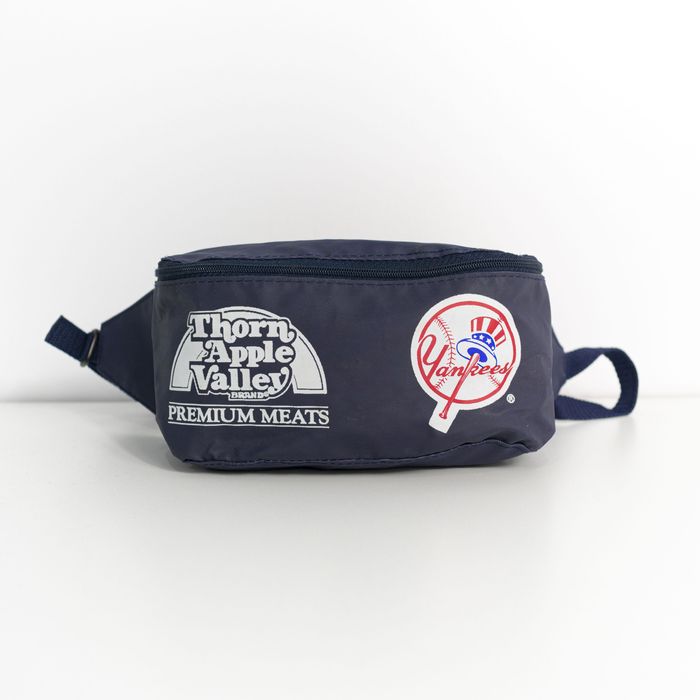 Vintage 90s New York Yankees Thorn Apple Valley Fanny Pack Belt Bag Grailed