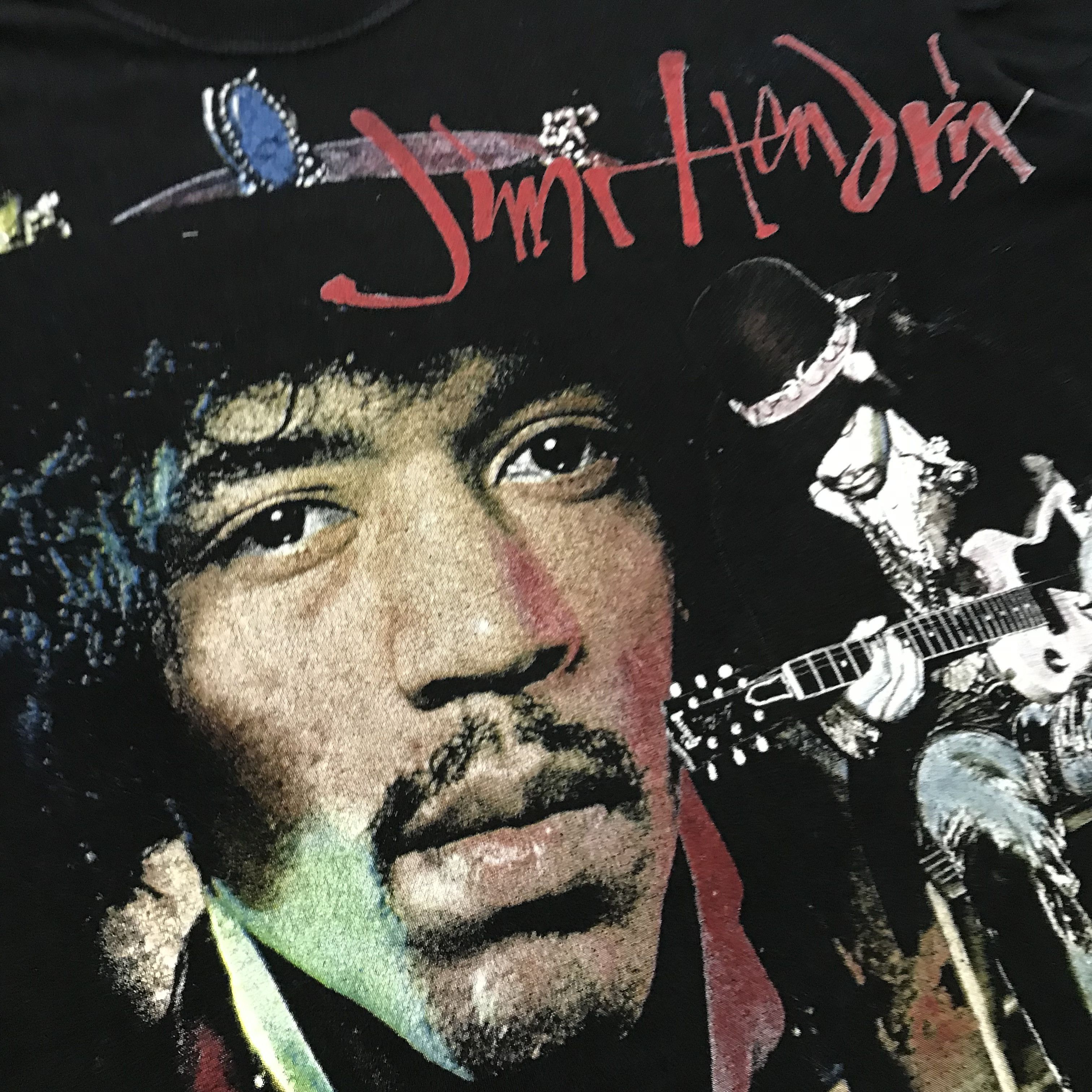 Jimi Hendrix JIMI HENDRIX Vintage T-Shirt Band Tee 80s 90s Rock Rare Size US M / EU 48-50 / 2 - 6 Thumbnail