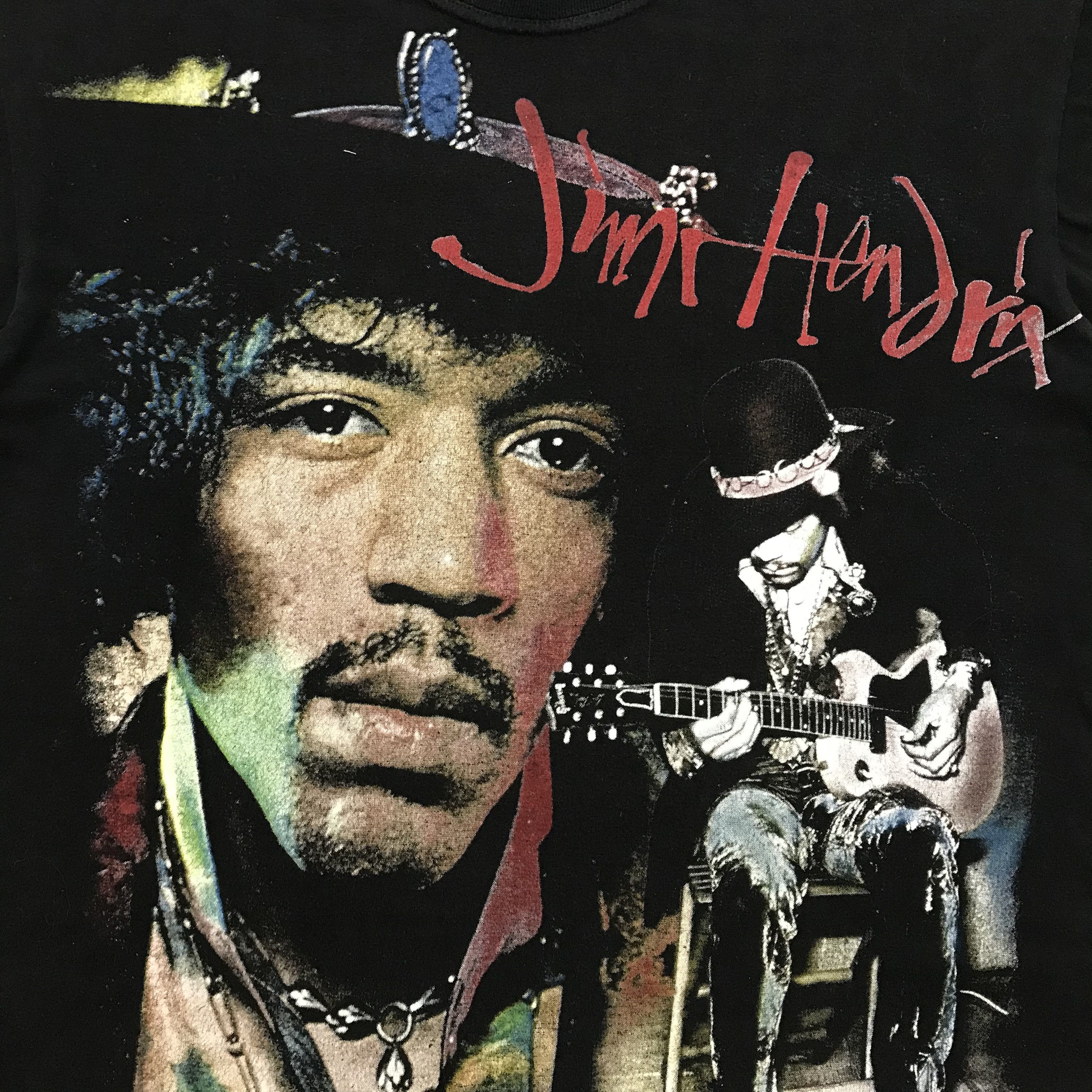 Jimi Hendrix JIMI HENDRIX Vintage T-Shirt Band Tee 80s 90s Rock Rare Size US M / EU 48-50 / 2 - 4 Thumbnail