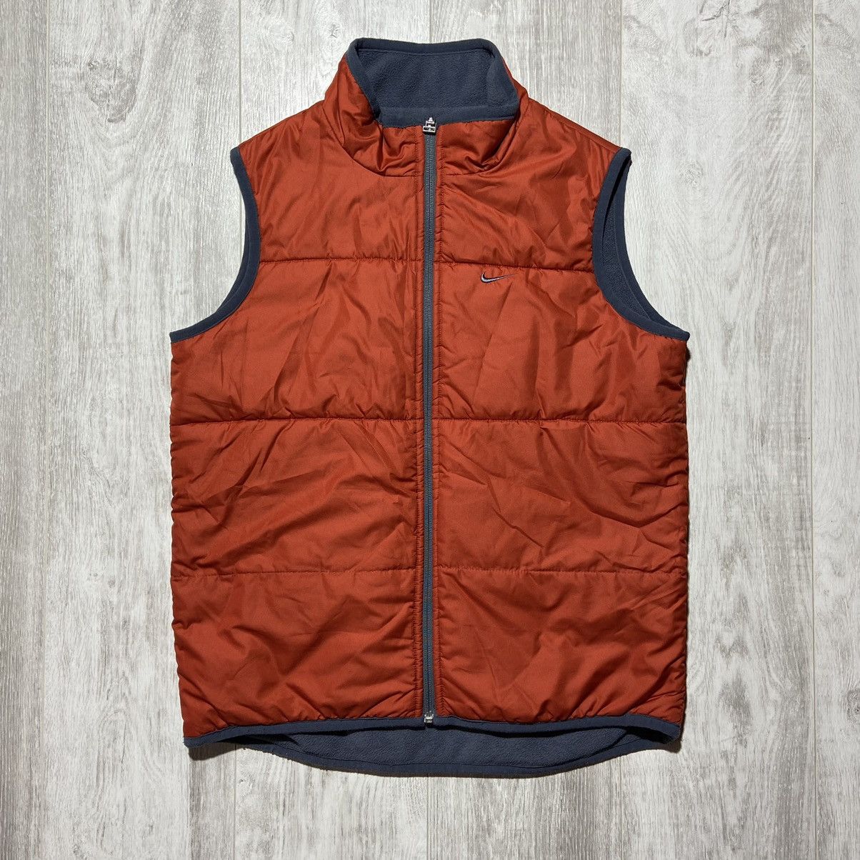 Nike Vintage Y2K Nike Reversible Vest / Gilet Size US S / EU 44-46 / 1 - 1 Thumbnail