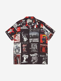 Wacko Maria WACKO MARIA RAGE AGAINST THE MACHINE HAWAIIAN SHIRT