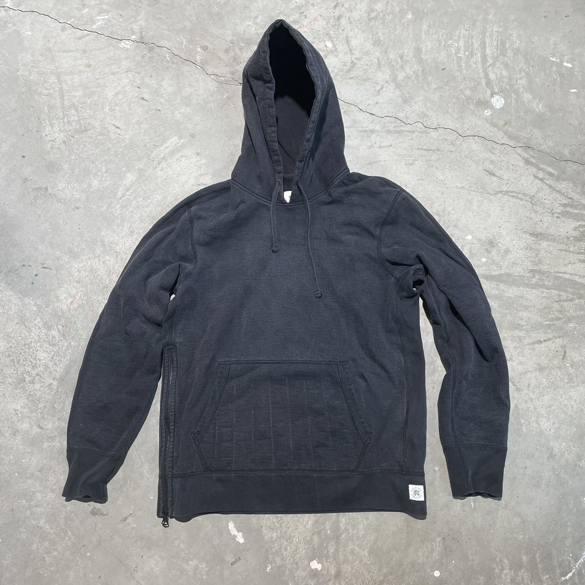Faded Black Hoodie Heavy Reigning Champ Canada Made