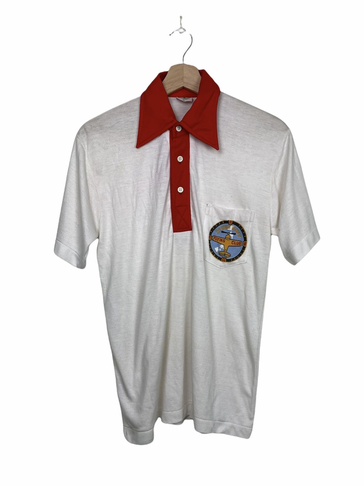 Vintage Rare 70s US Navy Atsugi Flying Club | Military Retro Tee Size US M / EU 48-50 / 2 - 1 Thumbnail