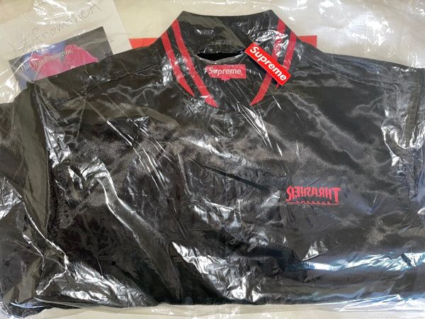 Supreme Thrasher Satin Varsity Jacket Size Large | Grailed