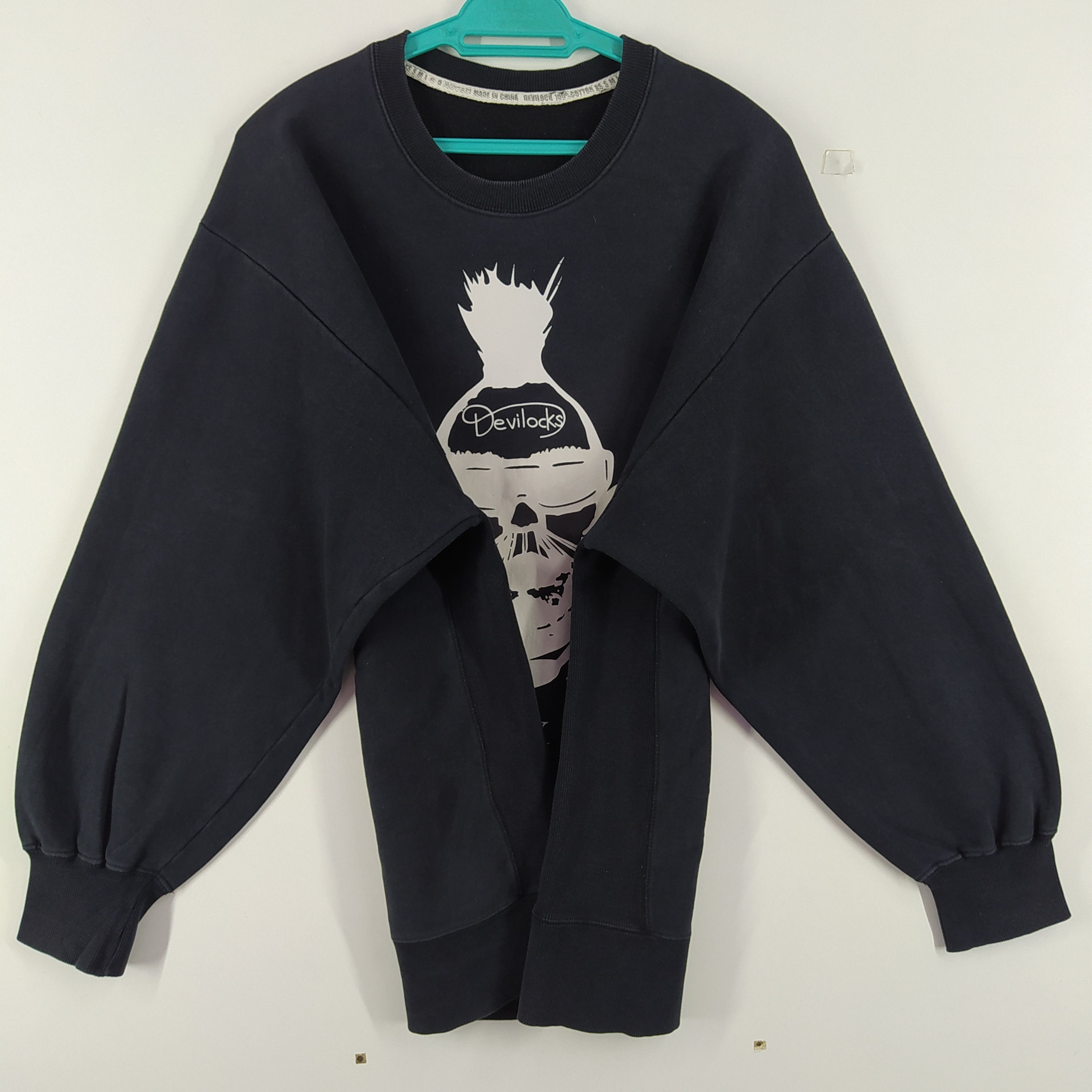 Devilock Vintage Devilock Night Big Print Sun Faded Japan Brand Size US L / EU 52-54 / 3 - 2 Thumbnail
