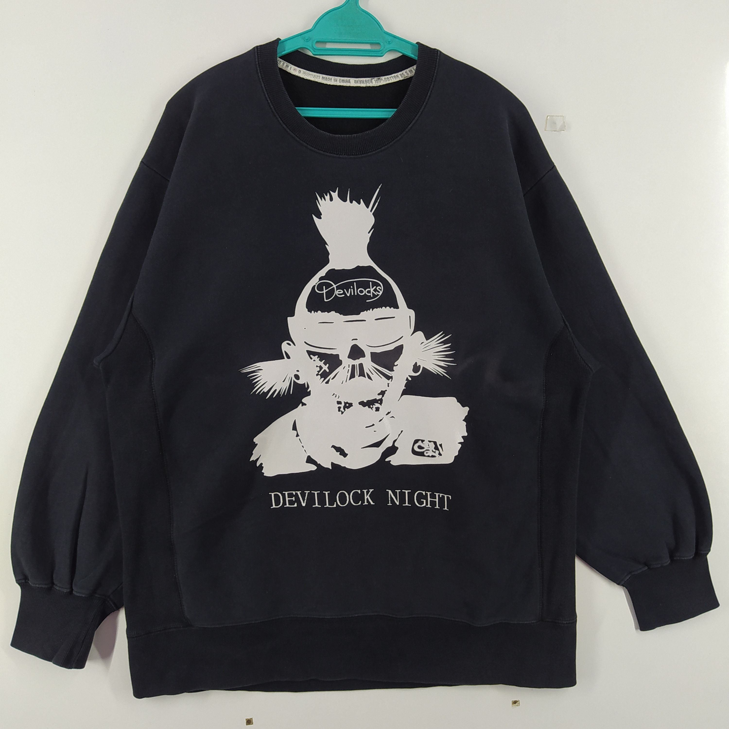 Devilock Vintage Devilock Night Big Print Sun Faded Japan Brand Size US L / EU 52-54 / 3 - 1 Thumbnail