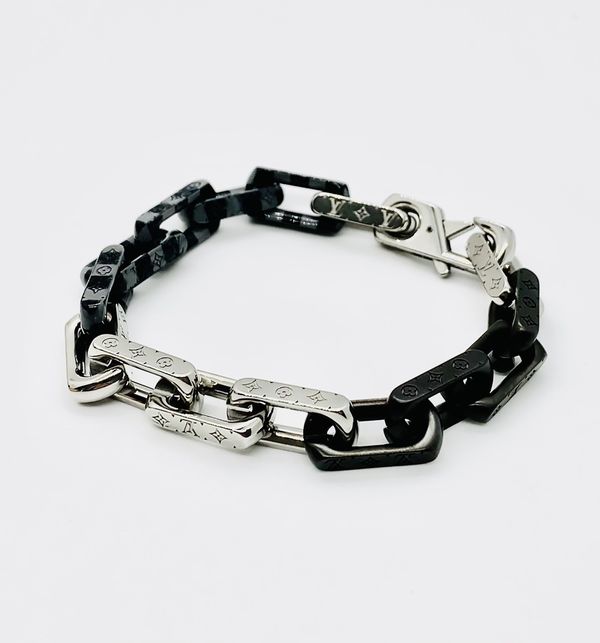 Louis Vuitton Louis Vuitton Damier Graphite Chain Bracelet L