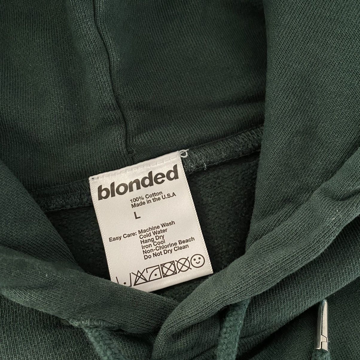 Frank Ocean Blonded Hoodie (Green) Size US L / EU 52-54 / 3 - 6 Thumbnail
