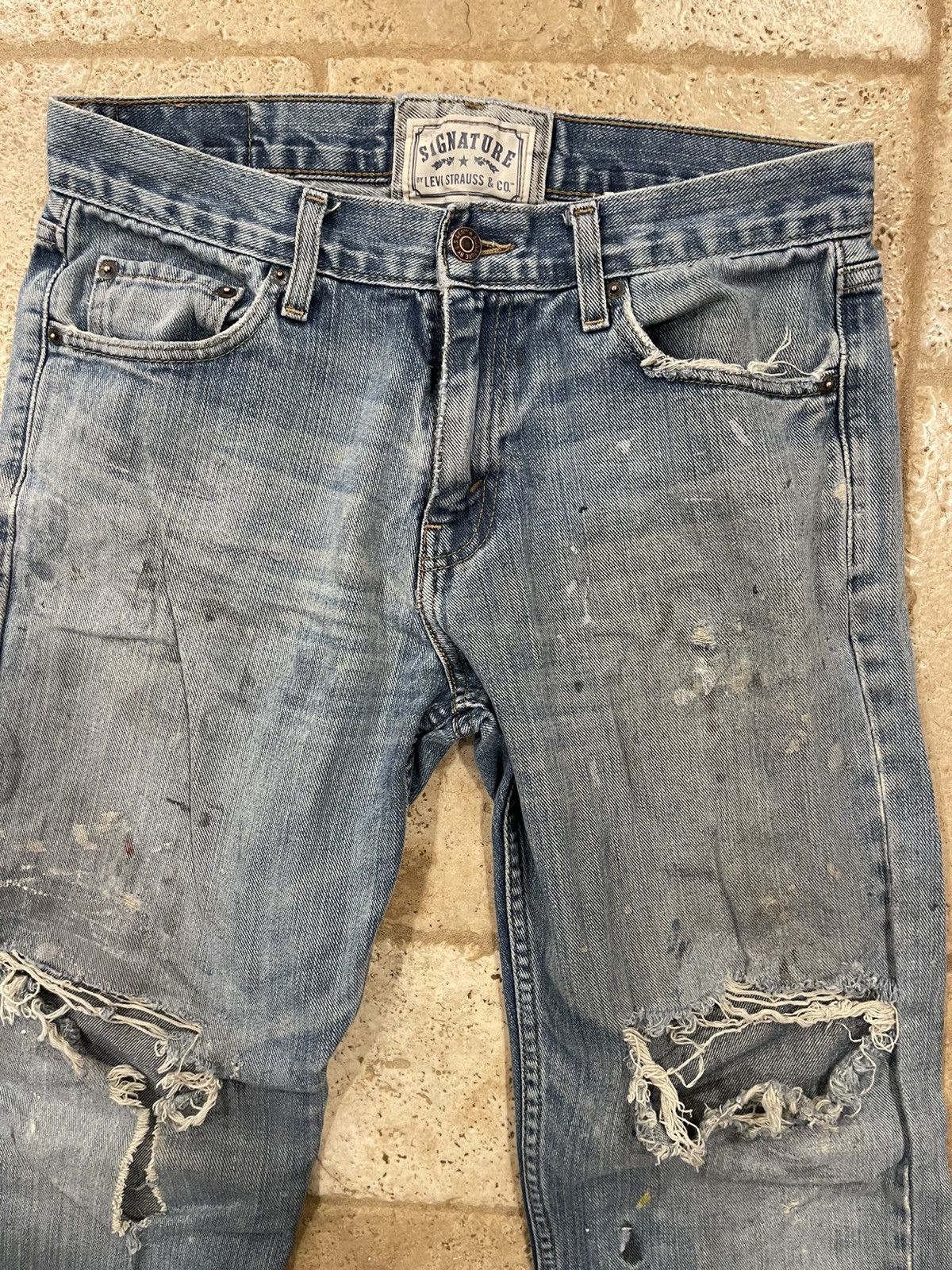 Levi's Levi’s Vintage Blue Denim Painter Pants Size US 32 / EU 48 - 4 Thumbnail