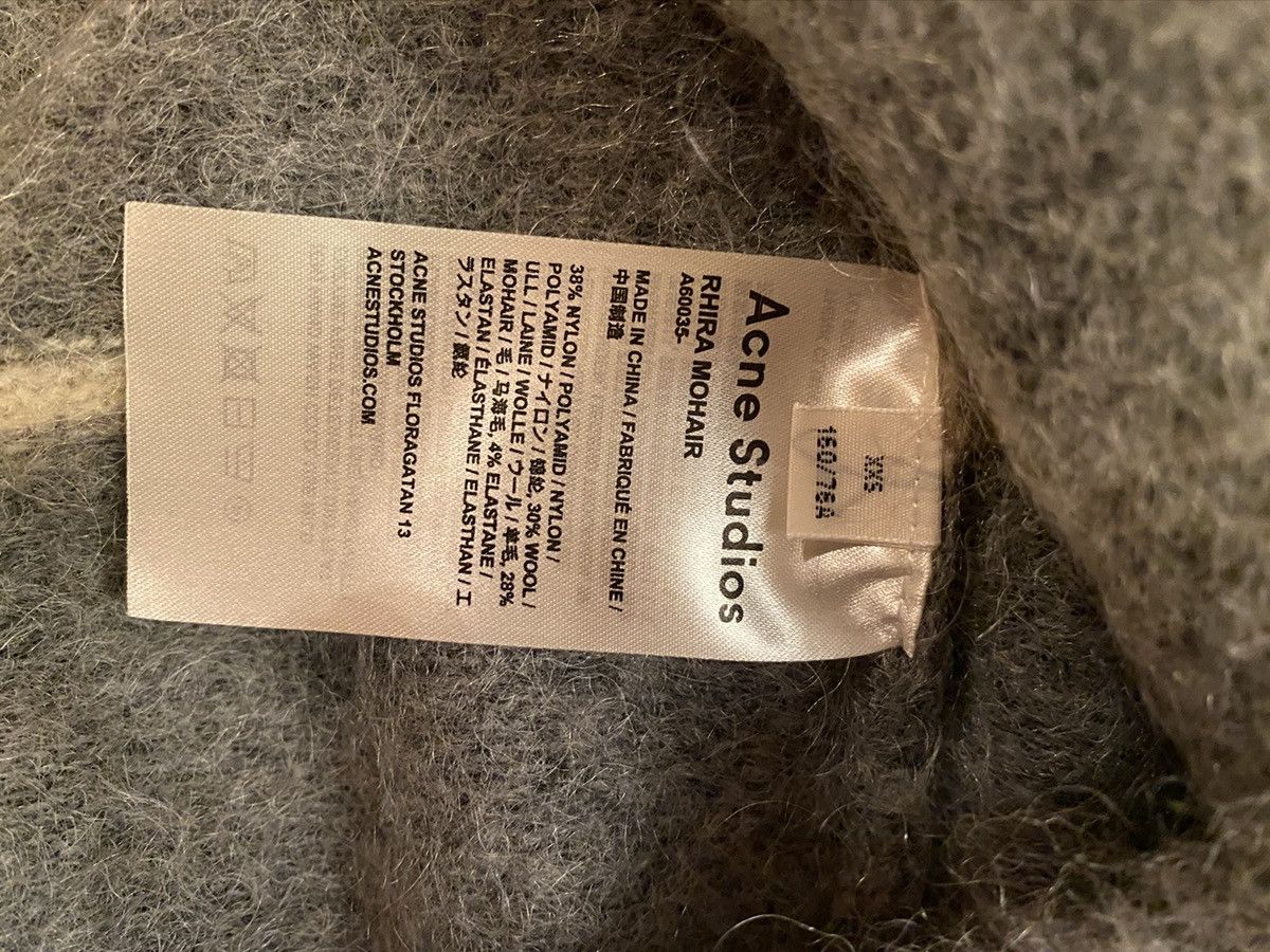 Acne Studios Grey striped wool Crewneck sweater Size US XXS / EU 40 - 3 Thumbnail
