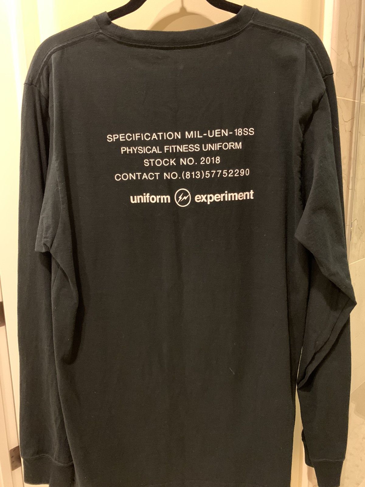 uniform experiment UEN DOUBLE ZIPHOODIE（uniform experiment  