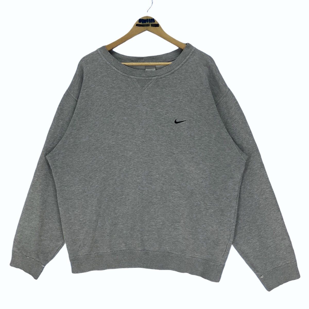 Vintage Nike Swoosh Crewneck Sweatshirt Pullover Embroidery