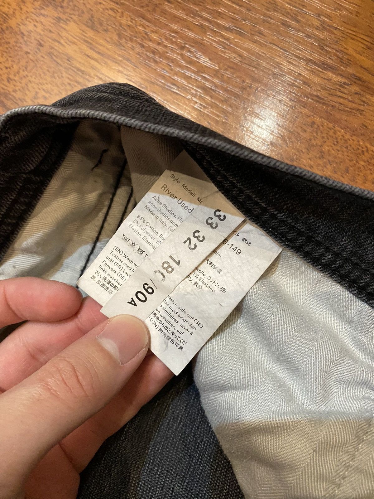 Acne Studios Acne Studios Bla Konst Rare Patchwork Denim Jeans Pants Size US 33 - 4 Thumbnail