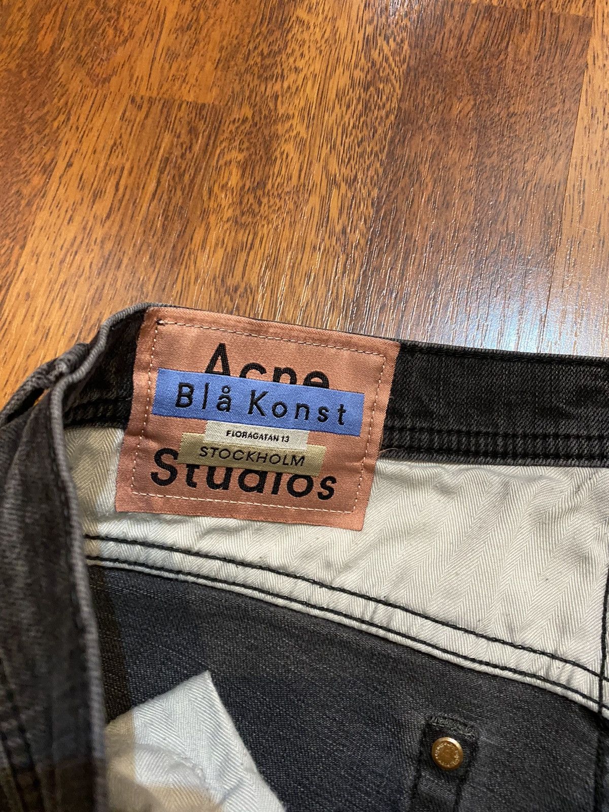 Acne Studios Acne Studios Bla Konst Rare Patchwork Denim Jeans Pants Size US 33 - 2 Thumbnail