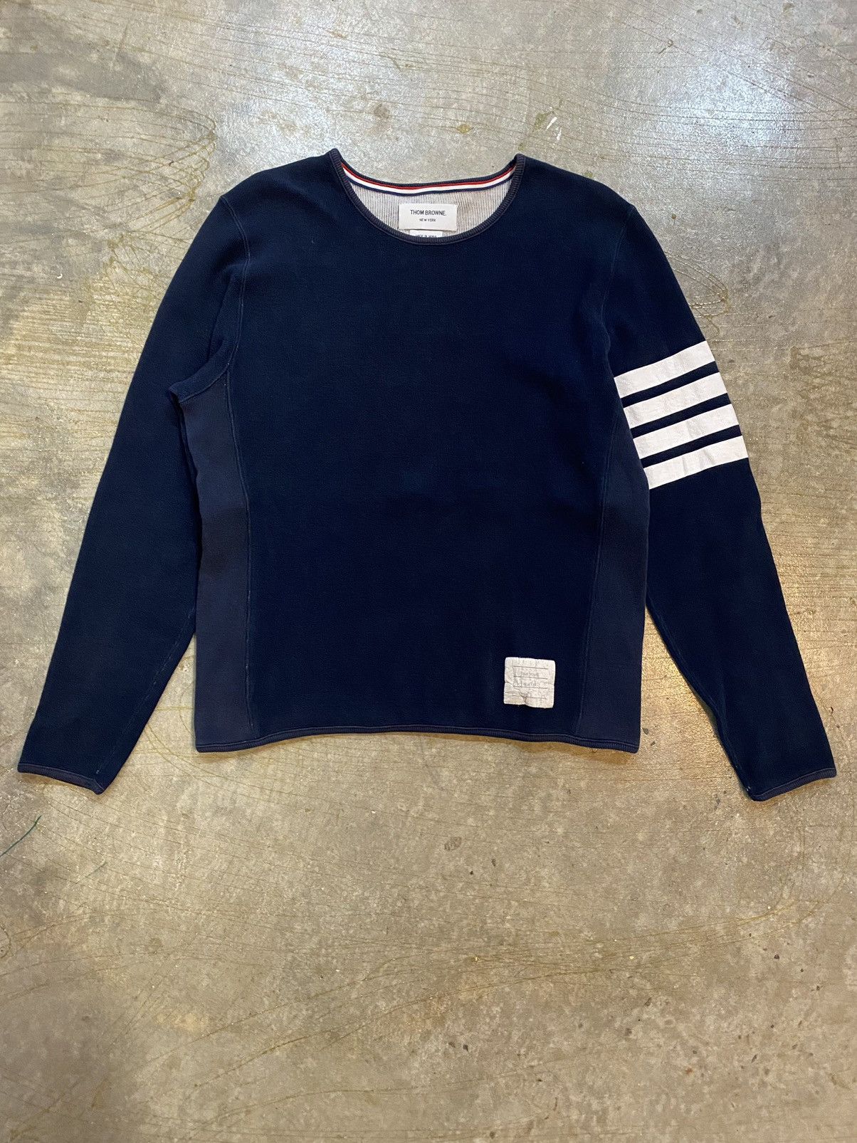 Thom Browne Iconic 4 bar sweatshirt Made in Japan Size US S / EU 44-46 / 1 - 2 Thumbnail