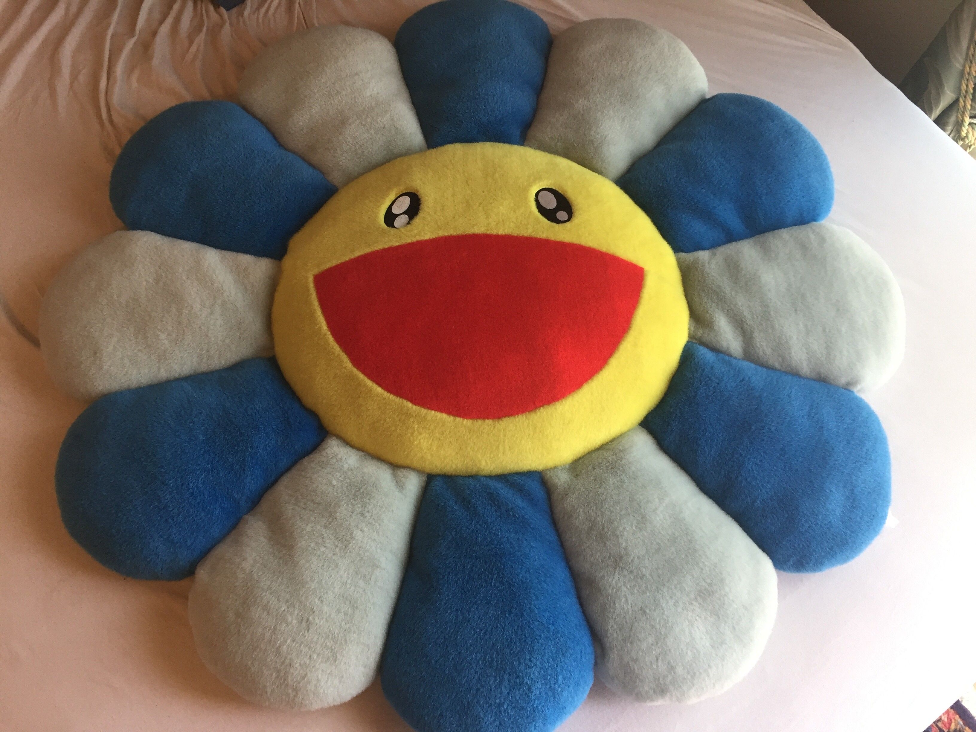 Takashi Murakami Rainbow Flower Cushion Pillow plush 1m 100cm kaikai kiki  New