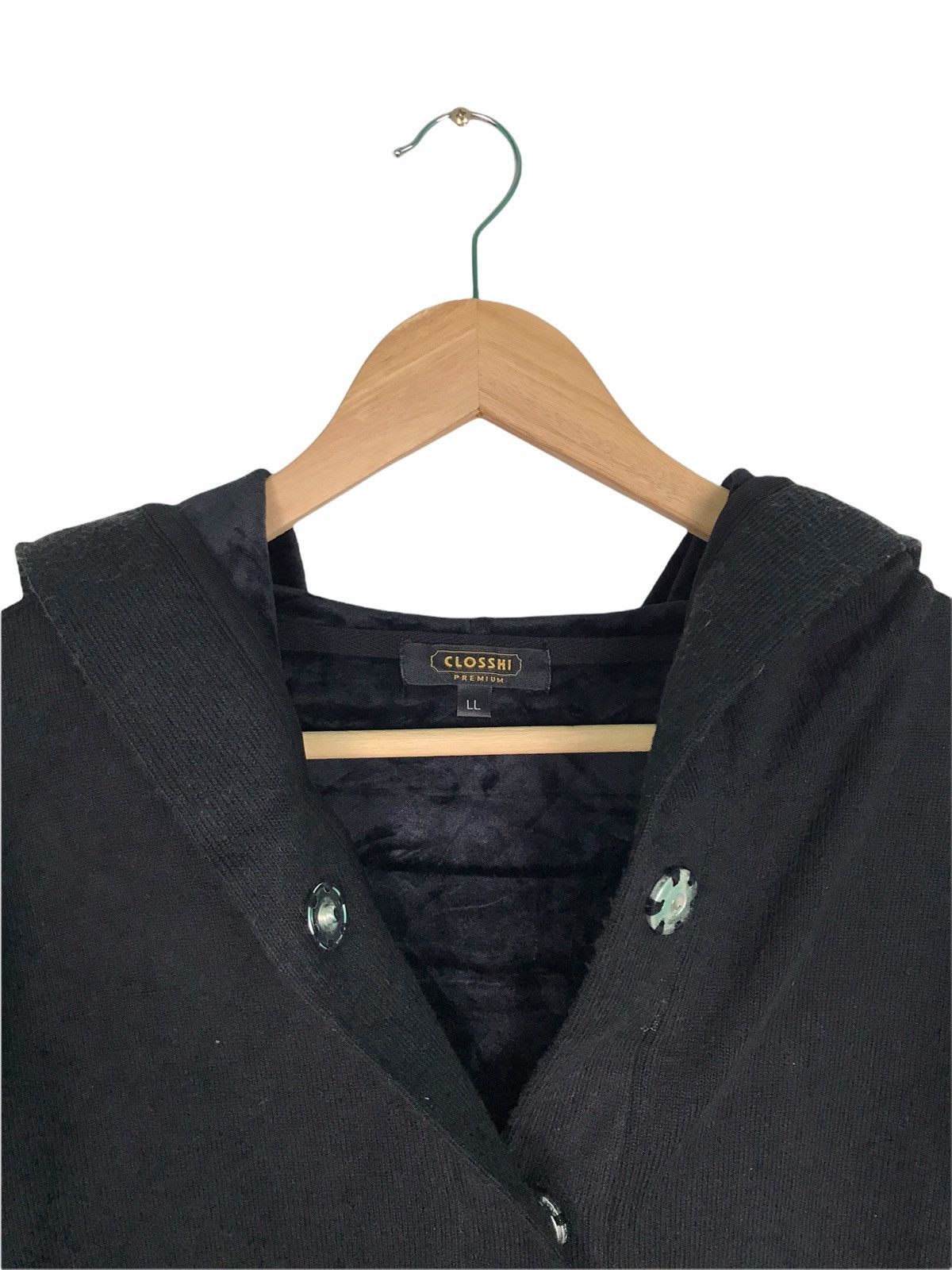 Japanese Brand Closshi Premium Cardigan With Hoodie Japanese Brand Size US XL / EU 56 / 4 - 10 Thumbnail