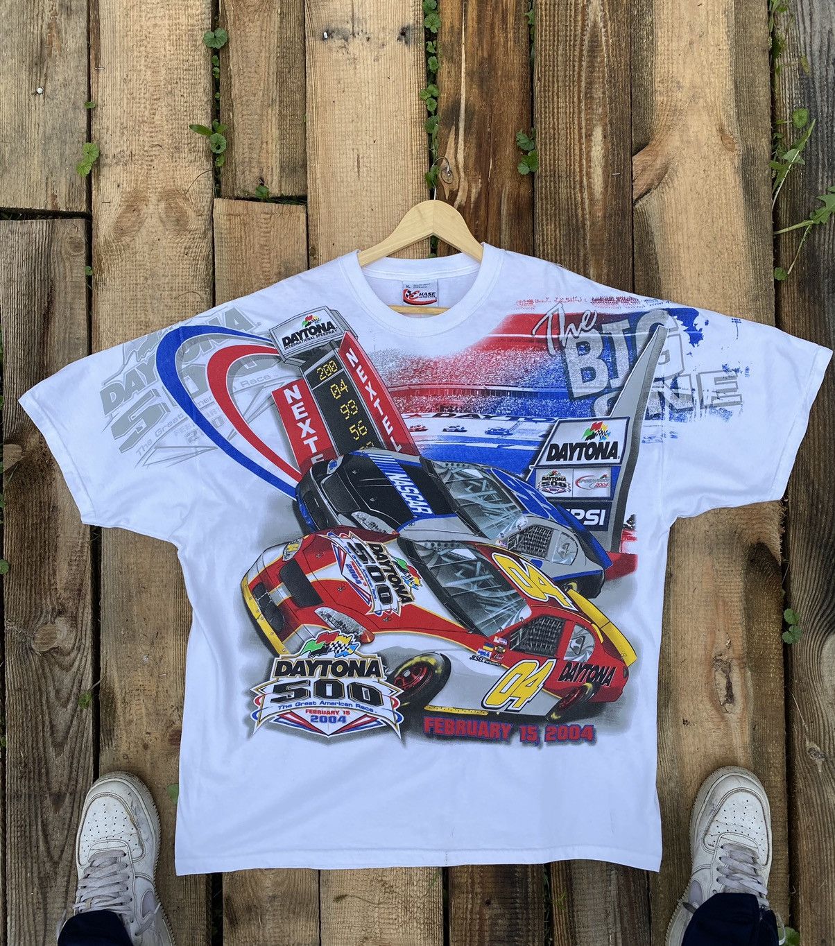 Vintage Vintage 2000s Nascar Daytona 500 Allover Racing Shirt Toyota ...