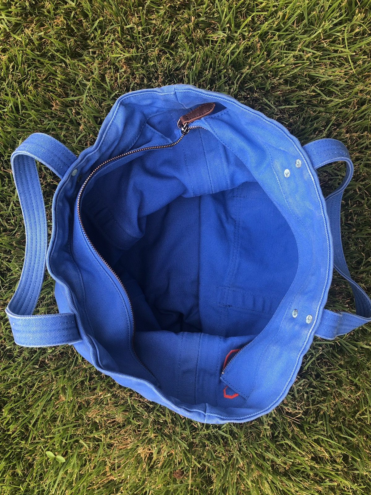 Polo Ralph Lauren Polo Ralph Lauren Big Horse Logo Canvas Tote Bag Size ONE SIZE - 5 Thumbnail