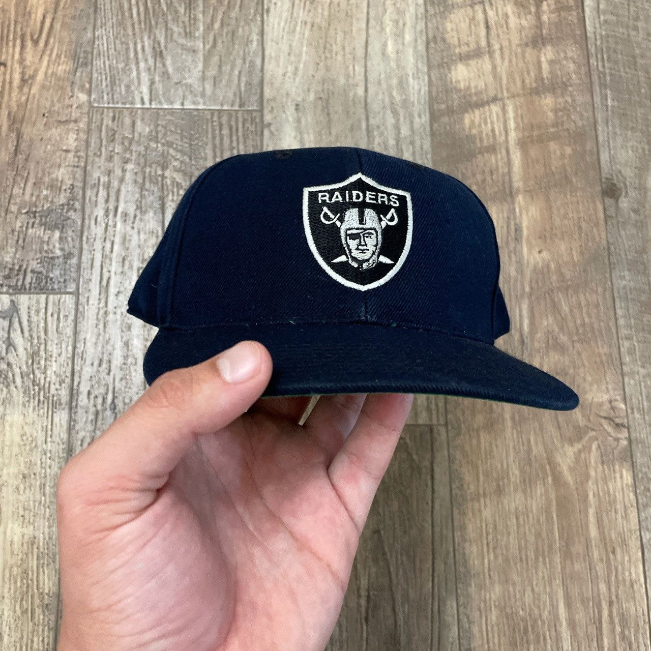 Vintage 90s Sports Specialties Oakland Raiders Snapback Block Logo NWA ICE  CUBE