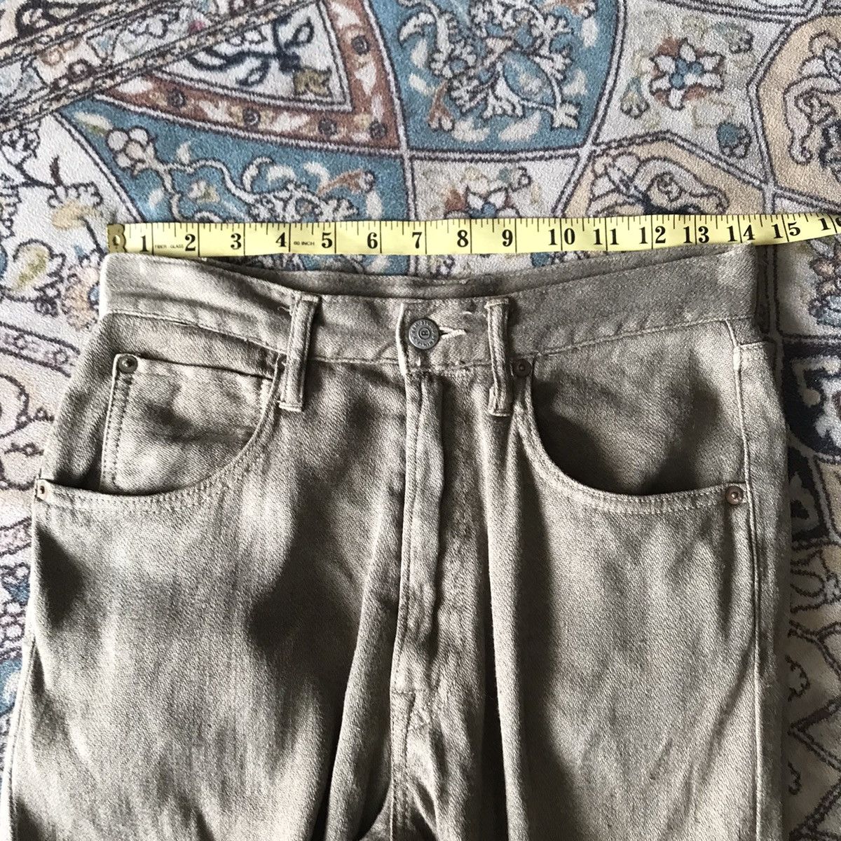 45rpm Vintage 45rpm Linen Jeans Size US 28 / EU 44 - 14 Thumbnail