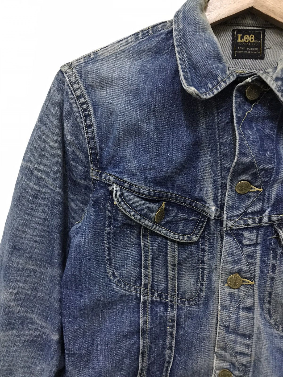 Lee Vintage Lee Rider Distressed Denim Jacket Size US XS / EU 42 / 0 - 6 Thumbnail